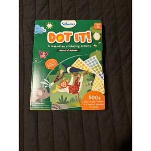 Skillmatics Dot It World of Animals Mess-Free Sticker Art Activity Set Ages 3+